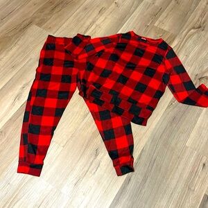 Buffalo plaid pajamas